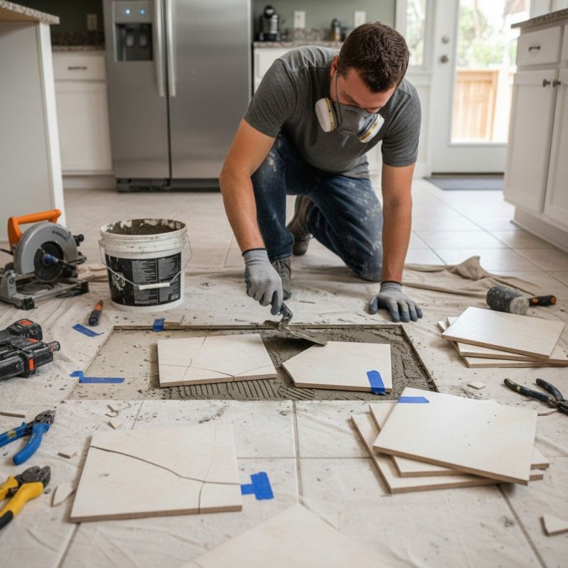 Tile Floor Heating Repair